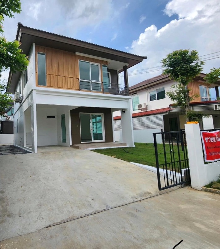 For Sale บ้านเดี่ยวมินิมอล Villaggio บางกระดี่ พระราม2 ขนาด 52 ตร.วา 3 นอน 2 น้ำ พร้อมอยู่